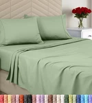 Utopia Bedding Size 4 Piece Sheet Set - Brushed Queen, 12 Sage. Fixed Price $32.31.