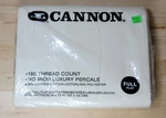 Vtg Cannon Twin Flat Sheet Caress 180 Thread Count Ivory Solid. Fixed Price $10.00.
