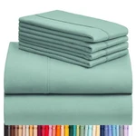 Luxclub 6 Pc King Set, Breathable Luxury Bed Sheets, Deep Pockets 18" W.... Fixed Price $52.62.