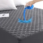 Waterproof Mattress Pad Quilted Cover Noiseless Fitted Sheet Deep Pocket Protect. Fixed Price $45.54.