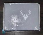 Martha Stewart 100% Cotton Flannel 4 Piece Sheet Set Antler Reindeer Full Nos. Fixed Price $59.99.