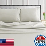 Tribeca Living 1000 Thread Count Egyptian Cotton Sheets California King Size -. Fixed Price $150.62.