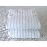 Northern Nights Queen Sheet Set Cotton Tencel Lyocell White Sage Green Stripe. Fixed Price $32.00.