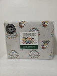 Berkshire Peanuts Christmas Lights Heart King Sheet Set Snoopy Woodstock. Fixed Price $55.00.