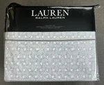 Ralph Lauren King Sheet Set Spencer Basketweave Grey Cotton 4 Pc Rare. Fixed Price $149.95.