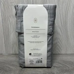 Threshold Performance Flat Sheet Full Gray New 400 Thread Count Cotton Sateen. Fixed Price $7.50.