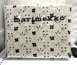 Marimekko Kukkaketo Cotton Floral Cottage Black White 4PC Queen Sheet Set Nip. Fixed Price $129.99.