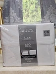 New Wamsutta Dream Zone Pima Cotton 850 Tc Percale King Sheet Set Silver Usa. Fixed Price $419.30.