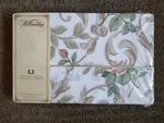 New Williamsburg Trousseau Twin Flat Sheet Crown Crafts 100% Cotton. Fixed Price $23.00.