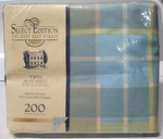 Select Edition Twin Flat Sheet Portland Patch Light Cotton Blend 200 Thread Nos. Fixed Price $9.99.