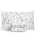 Whim By Martha Stewart Collection Flannel 4 Pcs Full Sheet Set Happy Glamper New. Fixed Price $55.00.