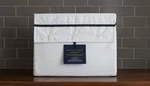 Ralph Lauren Home White Organic Cotton Percale Palmer Flat Sheet Gray Size Full. Fixed Price $34.90.