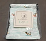 Modern Southern Home Dachshund Wiener Dog King Flat Sheet Only New Plastic. Fixed Price $20.00.