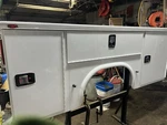 New Knapheide Utility Service Bed Right Side 97 1/2 Long 36 Tall 15 Deep. Fixed Price $2200.00.