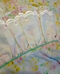 Westpoint Stevens Garden Estates Sarah Twin Sheet Set Pink Floral Eyelet Lace. Fixed Price $28.45.
