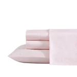 Laura Ashley Cotton Blend Sheet Sets (T800 Cvc Solid-delicate Pink). Fixed Price $119.99.
