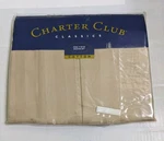 Charter Club Home Damask Stripe Twin Beige Light Brown New. Fixed Price $14.00.