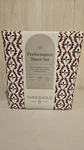 Threshold Full 400 Thread Count Holiday Performance Sheet Set Woodblock Leaf New. Fixed Price $40.00.