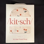 Kitsch Xl Hair Towel Wrap Cherry Print Quick Dry Ultra Absorbent New Box. Fixed Price $24.99.