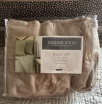 Charter Club Damask Solid 550 Thread Count King Sheet & 2 Pillows Case Nwt. Fixed Price $59.99.