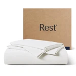 Bed Sheet Set King Breathable Evercool Arctic White 3PCS No Flat Rest Starter. Fixed Price $369.99.