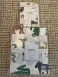 $150 Value! New Pottery Barn Kids Silly Safari Sheets Full Size Extra Pillowcase. Fixed Price $97.00.