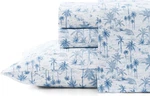 Tommy Bahama Queen Sheets Set, Soft Cotton Percale, Surfside Blue. Fixed Price $84.99.