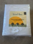 New Kindlier 100% Organic Cotton White Full 4-PIECE Sheet Set *rip Package*. Fixed Price $30.00.