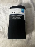 Mainstays 200 Thread Count Twin Fitted Sheet Black.-new. Fixed Price $12.99.