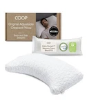 Coop Home Goods Original Crescent Adjustable Pillow, King Bed Pillows For.... Fixed Price $89.75.