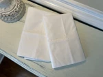 Pottery Barn 400 Thread Count Standard Pillowcases (2) White Nwot. Fixed Price $34.00.
