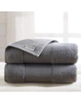 Modern Threads Air Cloud 2-PACK 100% Zero-twist Cotton Bath Sheet Set Charcoal. Fixed Price $10.76.