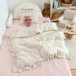 Bulutu Muslin Cotton Pink Floral Print Duvet Cover For Toddler Girls Kids Com.... Fixed Price $58.24.