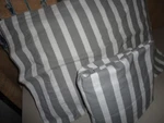 Target Room Essentials Gray & White Classic Stripe (2PC) Twin Flat Sheet P/case. Fixed Price $20.80.