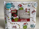 4 Pc Dr. Seuss The Grinch Queen Size Cotton Flannel Sheet Set Christmas Soft New. Fixed Price $63.00.