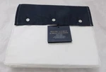 Ralph Lauren Organic Border Sateen Queen Flat Sheet Polo Navy $185. Fixed Price $47.69.