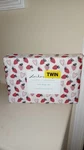 New London Kaye Twin Sheet Set 100% Soft Microfiber 3 Piece Strawberries. Fixed Price $40.00.