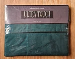Ultra Touch By Stevens Twin Flat Sheet Hunter Green Solid New 66X96. Fixed Price $14.99.