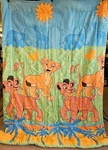 Vtg Disney Lion King Twin Reversible Bed Comforter & Sheets Flat, Fitted, Pillow. Fixed Price $225.00.