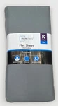 Mainstays Flat Sheet Cotton Polyester Gray 300TC Moisture Wicking. Fixed Price $15.39.