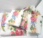 Ralph Lauren Floral Melissa Queen 4 Pc Set Flat & Fitted Sheets + 2 Pillowcases. Fixed Price $164.79.