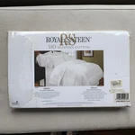 New Royal Sateen Kitan Queen Flat Sheet 510 100% Egyptian Cotton Verona Oyster. Fixed Price $39.99.