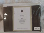 Concierge Collection King Duvet Sheet Shams 100% Polyester Microfiber Chocolate. Fixed Price $39.99.