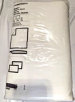 Ikea Fargmara Queen 1 Flat + Fitted Sheet 2 Pillowcase Set White New Sealed. Fixed Price $29.09.
