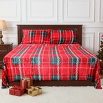 Gogreen Christmas Flannel Set Super Soft Deep Pocket 16" Bedding. Fixed Price $31.99.