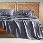 Bedsure California King Set, Cooling Sheets,rayon Derived From Bamboo,grey. Fixed Price $35.00.