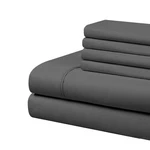 Cathay Home Basics Ultra Soft Brushed 6 Piece Microfiber 90GSM Sheet Set -. Fixed Price $34.36.