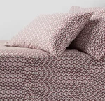 Threshold 400 Thread Count Holiday Performance Sheet Set Woodblock Leaf, Full. Fixed Price $15.00.