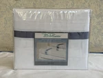 Bella Russo Microfiber 4 Piece Queen Bed Sheet Set Gray White Brushed. Fixed Price $24.99.