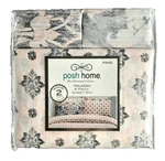 Posh Home King Size Sheet Set Of 6 Palazzo 4 Pillowcases Fitted Flat Pink. Fixed Price $69.58.